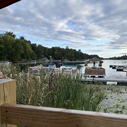Blackboard Congamond - Can't beat the back deck of this place. Live music as well.