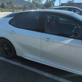 A Perfect Shade - Right side after tinting. - Car Window Tinting Near Me - Temecula, California