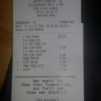 Applebee's Grill + Bar - Sports Bars Near Me - Chino, California