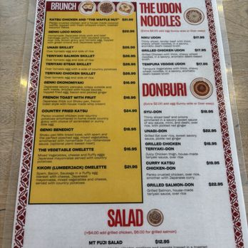 Genki Kitchen - Menu - Japanese Near Me - Sacramento, California Genki Kitchen - Menu - Japanese Near Me - Sacramento, California