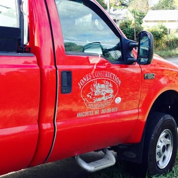 Jones Construction - a red truck parked on the side of the road - General Contractors Near Me - Anacortes, Washington Jones Construction - a red truck parked on the side of the road - General Contractors Near Me - Anacortes, Washington