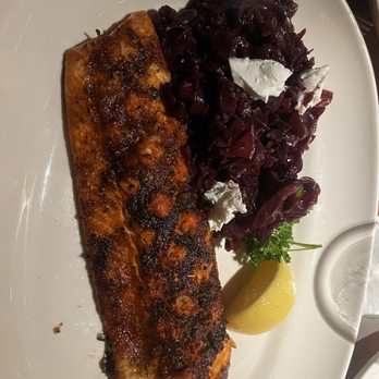 Houston's Restaurant - trout special with cabbage and goat cheese - New American Near Me - Scottsdale, Arizona Houston's Restaurant - trout special with cabbage and goat cheese - New American Near Me - Scottsdale, Arizona