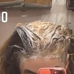 To Dye For Hair Salon - She does not know how to properly bleach do not trust her work because this is her work and it was terrible.