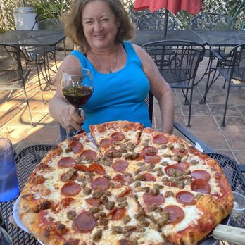 Palermo Pizzeria - Pepperoni and Sausage medium pizza. - Pizza Near Me - Simi Valley, California