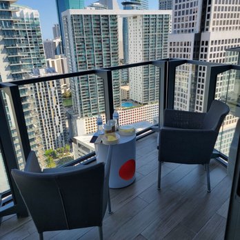 EAST - Our balcony at breakfast - Hotels Near Me - Miami, Florida