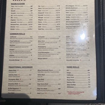 Amakara - Menu - Sushi Bars Near Me - Dublin, California Amakara - Menu - Sushi Bars Near Me - Dublin, California