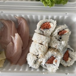 Salmon cheese roll was terrible. Rice was really sour Salmon cheese roll was terrible. Rice was really sour