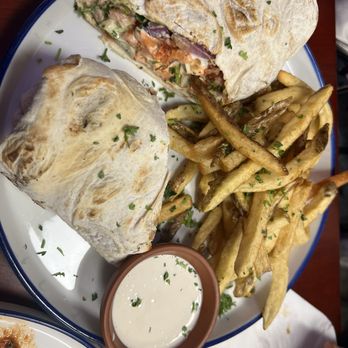 Taktuka Moroccan kitchen - Tangier wrap "Bocadillos" and fries - Moroccan Near Me - Darien, Illinois Taktuka Moroccan kitchen - Tangier wrap "Bocadillos" and fries - Moroccan Near Me - Darien, Illinois