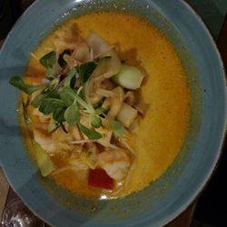 Restaurant Wanfu - Prawns in coconut curry sauce