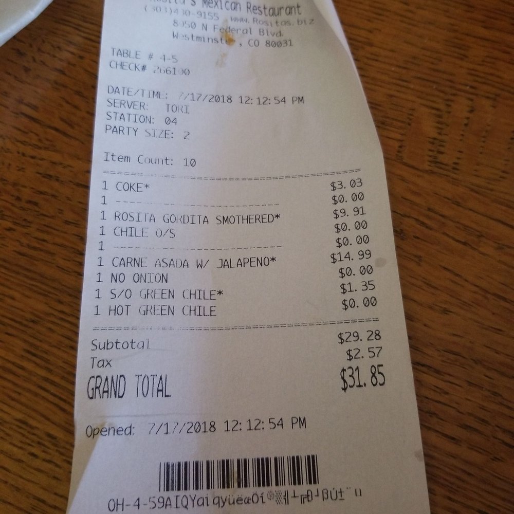 Rositas - Damage for lunch, great deal - Mexican Near Me - Westminster, Colorado Rositas - Damage for lunch, great deal - Mexican Near Me - Westminster, Colorado