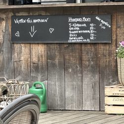 Bistro Björkvik - Dogs are welcome and they even have a menu for your dog.