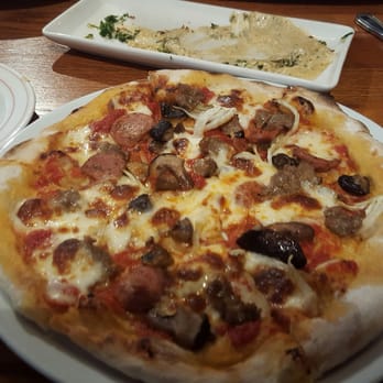 Glacier BrewHouse - Double sausage pizza. - American Near Me - Anchorage, Alaska Glacier BrewHouse - Double sausage pizza. - American Near Me - Anchorage, Alaska