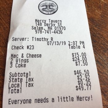 Mercy Tavern - Cheap and Good - Comfort Food Near Me - Salem, Massachusetts Mercy Tavern - Cheap and Good - Comfort Food Near Me - Salem, Massachusetts