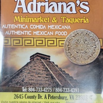 Adriana's Mini Market - Menu - Convenience Stores Near Me - Petersburg, Virginia