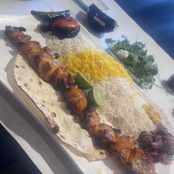Nami-No Resturant And Catering - Chicken kabob entree - Persian/Iranian Near Me - Turlock, California