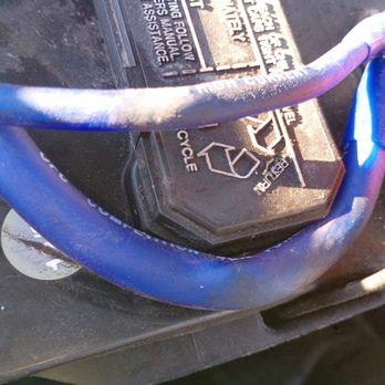 Reno Auto Sound - Ran power lead over battery so when I close the hood it hits it causing a kink that would eventually cause another fire - Car Stereo Installation Near Me - Reno, Nevada Reno Auto Sound - Ran power lead over battery so when I close the hood it hits it causing a kink that would eventually cause another fire - Car Stereo Installation Near Me - Reno, Nevada