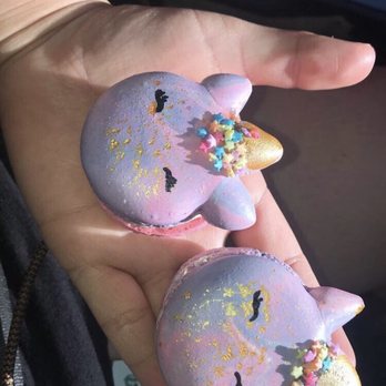 The Baker's Daughter - Unicorn macrons cookies and cream and strawberry so good. - Macarons Near Me - West Covina, California