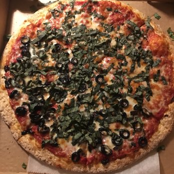 Sicilian Pizza - Pizza with olives and fresh basil - Pizza Near Me - Washington, DC, District of Columbia Sicilian Pizza - Pizza with olives and fresh basil - Pizza Near Me - Washington, DC, District of Columbia