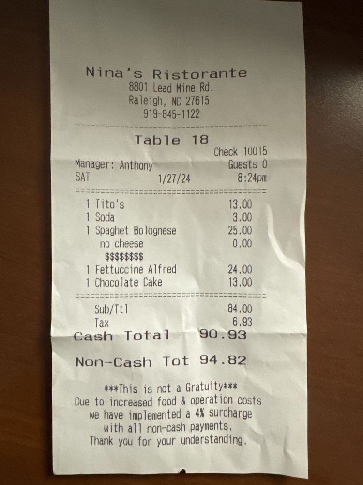 Nina's Ristorante Nina's Ristorante