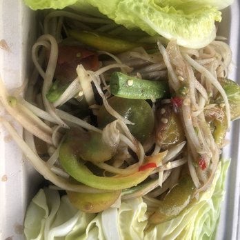 Malai Thai - Papaya Salad (Laos style.) - Thai Near Me - Haleiwa, Hawaii Malai Thai - Papaya Salad (Laos style.) - Thai Near Me - Haleiwa, Hawaii