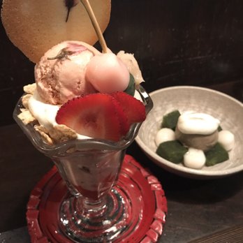 Cha-An - Sakura parfait and homemade mochi - Japanese Near Me - New York, New York Cha-An - Sakura parfait and homemade mochi - Japanese Near Me - New York, New York