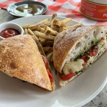 Avvio Ristorante - Chicken, peppers, kale pesto panini - New American Near Me - Cranston, Rhode Island Avvio Ristorante - Chicken, peppers, kale pesto panini - New American Near Me - Cranston, Rhode Island
