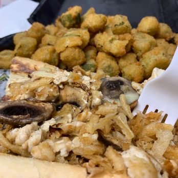 WNB Factory - The OG Chicken add crispy fried onions, mushrooms, and a side of Okra. - Chicken Wings Near Me - Mason, Ohio