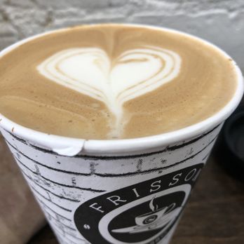 Frisson Espresso - Vanilla latte art with oat milk - Coffee & Tea Near Me - New York, New York