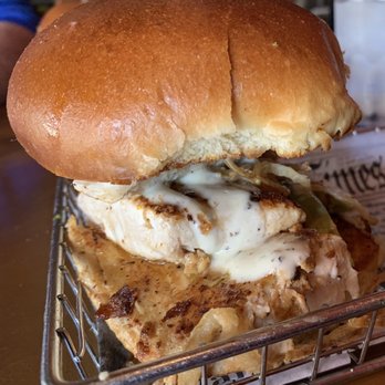 The Refuge - Seared Mahi Mahi Sandwich - Latin American Near Me - Melville, New York The Refuge - Seared Mahi Mahi Sandwich - Latin American Near Me - Melville, New York