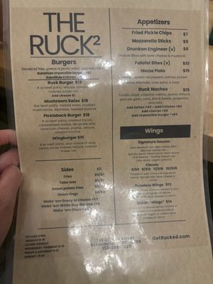 Menu photo 4 The Ruck ² Schenectady, NY Menu photo 4 The Ruck ² Schenectady, NY