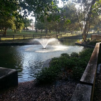 Oak Park - Water feature in the biblical gardens - Parks Near Me - Montgomery, Alabama