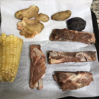 Marisol - This is what $27 buys you. Washed off the ribs the sauce was so disgusting. - Seafood Near Me - Pismo Beach, California Marisol - This is what $27 buys you. Washed off the ribs the sauce was so disgusting. - Seafood Near Me - Pismo Beach, California