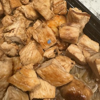 Kyoto Japanese Steak House - Blue plastic nasty food - Japanese Near Me - Dublin, Ohio
