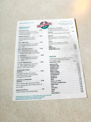 Menu photo 7 Joe's Bakery & Coffee Shop Austin, TX