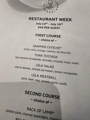 Menu photo 2 Lela Minneapolis, MN
