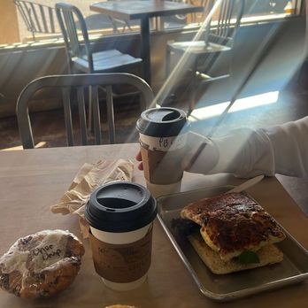 Cafe Bella Coffee - Breakfast bagel and sriracha bacon - Coffee & Tea Near Me - Rio Rancho, New Mexico