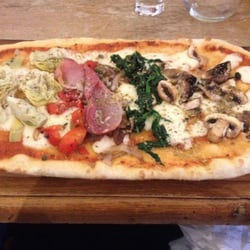Ask Italian - Four seasons pizza.