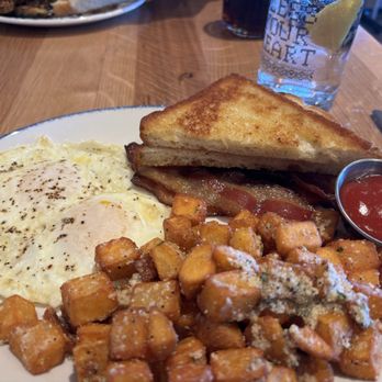Tupelo Honey Southern Kitchen & Bar - Farmhouse Breakfast Platter - Comfort Food Near Me - Gainesville, Georgia Tupelo Honey Southern Kitchen & Bar - Farmhouse Breakfast Platter - Comfort Food Near Me - Gainesville, Georgia