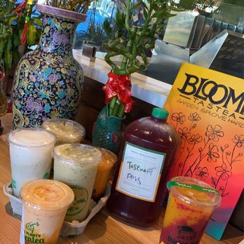 Tastea - Matcha Milk tea, Thai tea, lychee freeze And jug of peach me sweetea - Bubble Tea Near Me - Garden Grove, California Tastea - Matcha Milk tea, Thai tea, lychee freeze And jug of peach me sweetea - Bubble Tea Near Me - Garden Grove, California