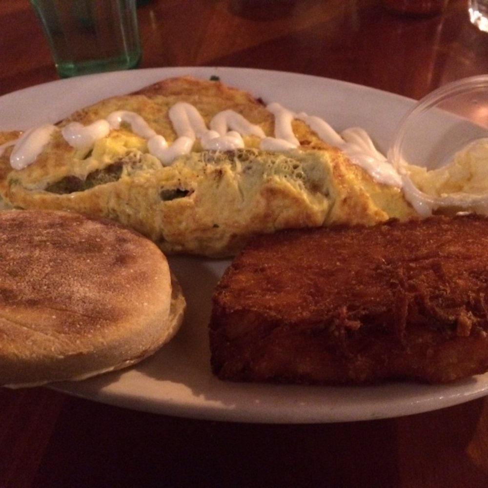 Open City - California omelette, English muffin, and a hulking hash- brown. - American Near Me - Washington, DC, District of Columbia
