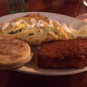 Open City - California omelette, English muffin, and a hulking hash- brown. - American Near Me - Washington, DC, District of Columbia