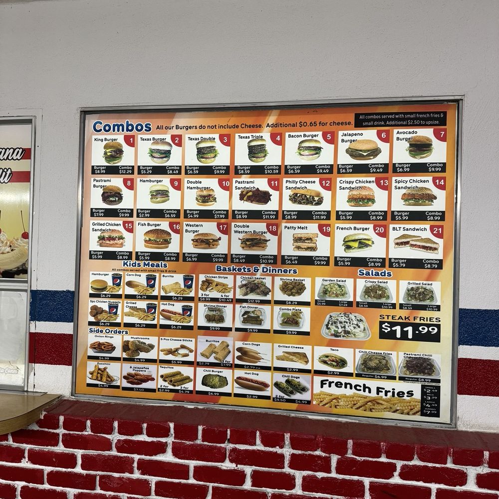 Frosty King - Menu - Fast Food Near Me - Buttonwillow, California