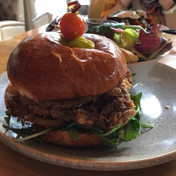Harvest - Fried Chicken Sandwich ($17) - New American Near Me - Laguna Beach, California Harvest - Fried Chicken Sandwich ($17) - New American Near Me - Laguna Beach, California