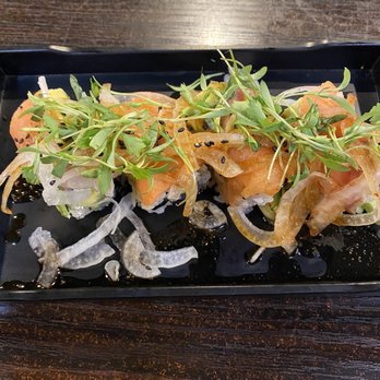 Momo Sushi - The spicy lox - Sushi Bars Near Me - Boulder City, Nevada Momo Sushi - The spicy lox - Sushi Bars Near Me - Boulder City, Nevada