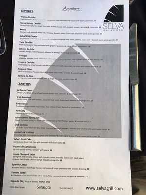 Menu photo 6 Selva Grill Sarasota, FL Menu photo 6 Selva Grill Sarasota, FL