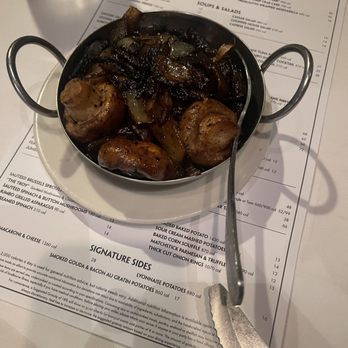 Morton's The Steakhouse - Sautéed onions and mushroom buttons - Steakhouses Near Me - Rosemont, Illinois Morton's The Steakhouse - Sautéed onions and mushroom buttons - Steakhouses Near Me - Rosemont, Illinois