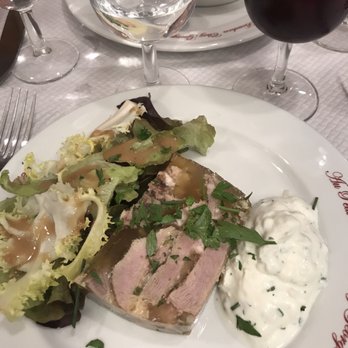 Au Petit Bouchon Chez Georges - Tongues pâté with special " secret Lyon " ... - French Near Me - Lyon, 69 Au Petit Bouchon Chez Georges - Tongues pâté with special " secret Lyon " ... - French Near Me - Lyon, 69