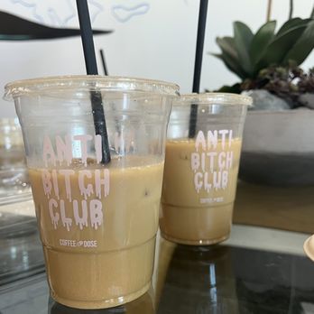 Coffee Dose - Caramel vegan latte and the collagen espresso latte - Coffee & Tea Near Me - Irvine, California Coffee Dose - Caramel vegan latte and the collagen espresso latte - Coffee & Tea Near Me - Irvine, California