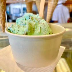 Crepes & Waffles - Mint Chocolate Chip Ice Cream