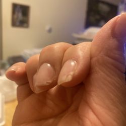 1 Nails - ONE day after my "no chip". this is totally unacceptable.  Save your money for a place that does it right.
